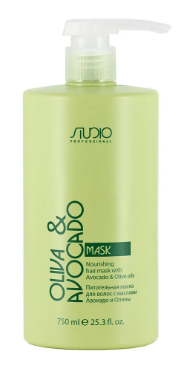 Studio маска 750мл Oliva & Avocado питательная