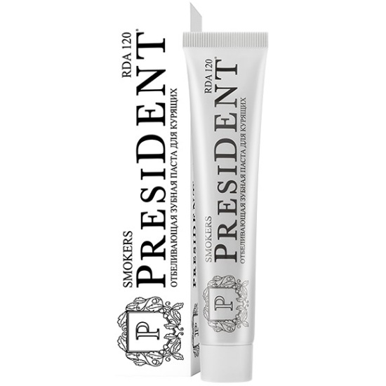 President зубная паста 75гр Smokers