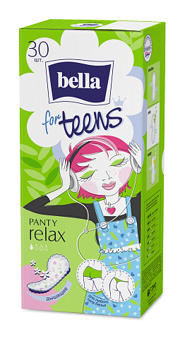 Bella прокладки ежедневные Panty For Teens Relax 30шт