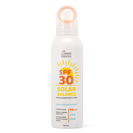 Senso Terapia солнцезащитный спрей Solar Balance SPF30 180мл