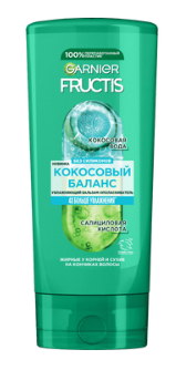 Fructis бальзам 200мл Кокосовый баланс 