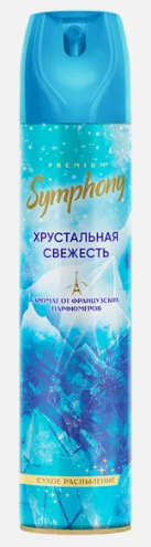 Symphony Premium освежитель воздуха 300мл Хрустальная свежесть